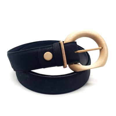 Luxury Wood Belt Zion Heart 409