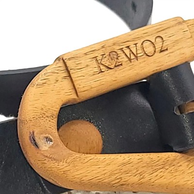 Luxury Wood Belt Denali Expression Carabiner K2W02 300