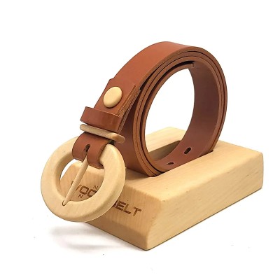 Luxury Wood Belt Fuji Happiness 301