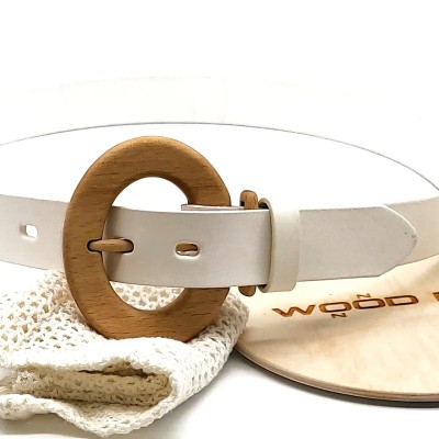 Luxury Wood Belt Fuji Happiness 305