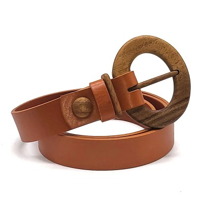 Luxury Wood Belt Fuji Happiness 307