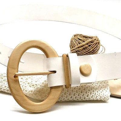 Luxury Wood Belt Fuji Happiness 402