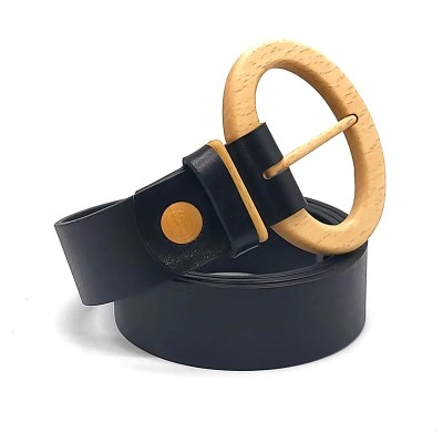 Luxury Wood Belt Fuji Happiness 403