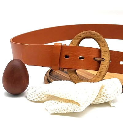 Luxury Wood Belt Fuji Happiness 407