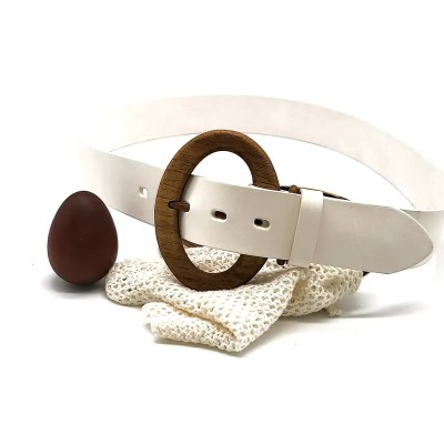 Luxury Wood Belt Fuji Happiness 408