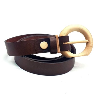 Luxury Wood Belt Fuji Heart 301