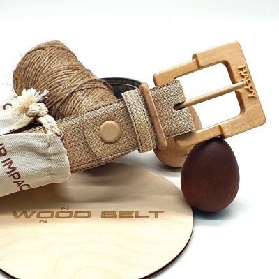 Luxury Wood Belt Kruger Pride 419