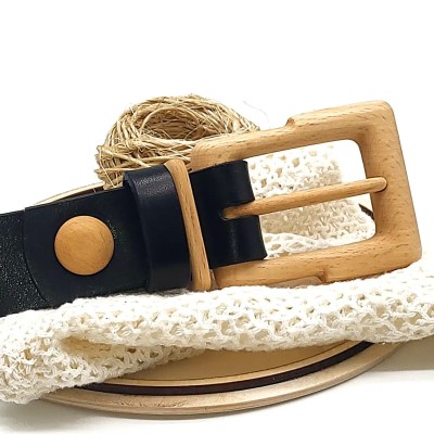 Luxury Wood Belt Powell Pride 303