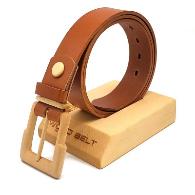 Luxury Wood Belt Powell Pride 402